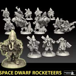 Space Dwarf Rocketeers