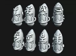 Space Elves Guardian Heads