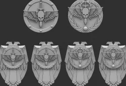 Space Jarheads Heraldry and Storm Shields