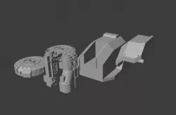 Space Marine Attack Bike SideCar