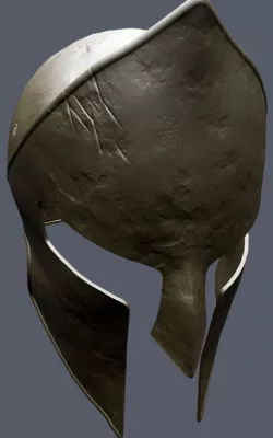 Spartan style gladiator 300 3D printable helmet