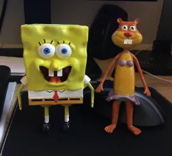 Spongebob and Sandy