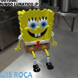 SPONGEBOB (SPONGE-HOLDER) COLOR-CODED PIECE FOR BETTER DETAILS
