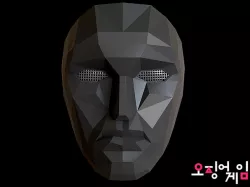 squid game mask squid soldier mask game