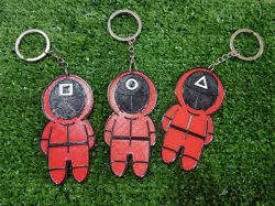SQUID SOLDIERS KEYCHAIN SET (OPTIMIZED FOR 3-COLOR PRINTING)