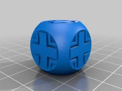 Star and Cross D6