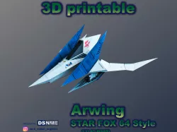 STAR FOX 64 Arwing (Lylat Wars)