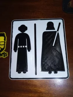 Star Wars Bathroom Poster.