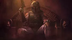 STAR WARS throne BOBA FETT