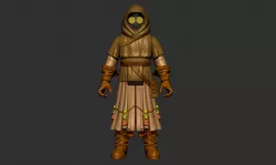 STARWARS JAWA SAND SINGER 3D ACTION FIGURE OBJ. KENNER