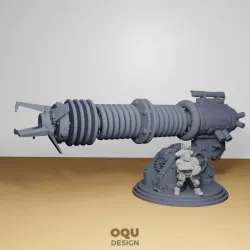 Steampunk Tesla Death Cannon (base and tank versions)