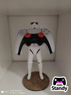 STORMTOOPER  CONTROLLER PS4-PS5 STAND