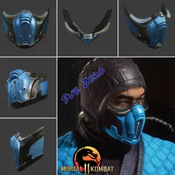 Sub Zero mask from Mortal Kombat 11 - Sleet survivor