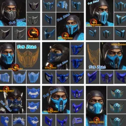 Sub Zero masks pack - 17pcs