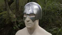 Suicide Squad Peacemaker helmet and logo john cena
