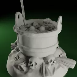 SWAMPS OF MORDHELL - Cauldron (Witches Cauldron / Pot)