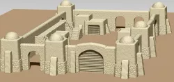 Tatooine city walls