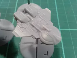 Tau Courier merchant transport for battlefleet gothic