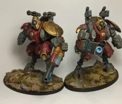 Tau ghostkeel weapons, extended barrels