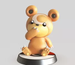 Teddiursa - FAN ART - POKÉMON FIGURINE - POKÉMON UNITE