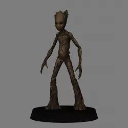 Teenage Groot - Avengers Infinity War low poly 3d print