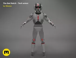 The Bad Batch Tech armor