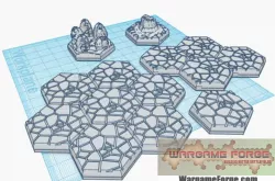 The Badlands Terrain Set Hex Map Scale HMSset07