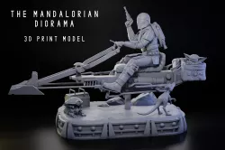 The Mandalorian Diorama 1/6 Scale