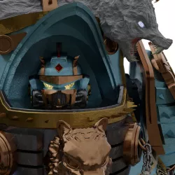 The Wolf Lord's Dreadnought - Relic Primtemptor Dreadnought