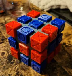 Tic Tac Toe Cubed 5mm magnets