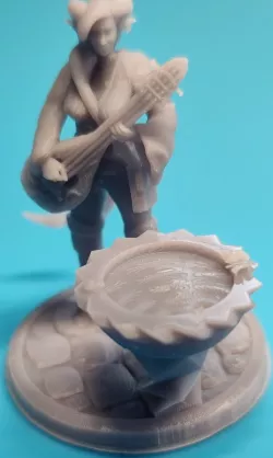 Tiefling SERP Whisperer Bard (Female) Miniature