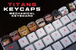 Titans - Attack on titan keycaps collection -shingeki no kyojin
