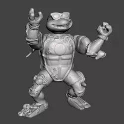 TMNT SURFER MIKE VINTAGE ( TEENAGE MUTANT NINJA TURTLES)