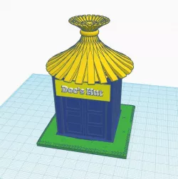 Townsfolk Tussle Doc's Hut - Dr. Who's hut that is :)