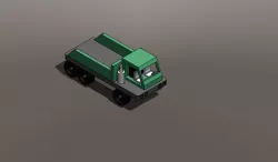 TOY TRUCK CAR, 3D MODEL FREE DOWNLOAD, 3D PRINT PLASTIC, CAR FOR CHILDREN, DIY CAR ABS PRINTER