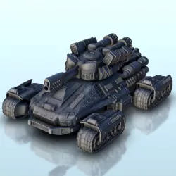 Tracked SF tank 29 - Vehicle tank SF Science-Fiction