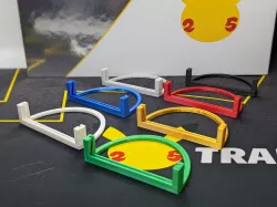 Trading card stand