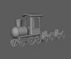 Train Toy Cartoon