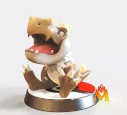 TYRUNT sitting pose version- FAN ART - POKÉMON FIGURINE - POKÉMON UNITE