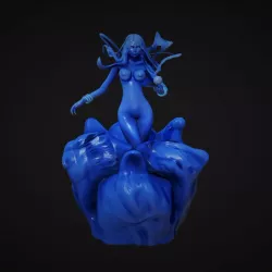 Undine - Water Spirit - World of Witchcraft & Wizardry Pre-Supported