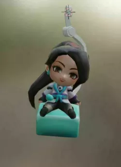 Valorant Chibi Sage Keychain Gunbuddy Charm or Amulet.