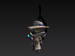 Valorant Go Chibi Cypher Buddy Keychain