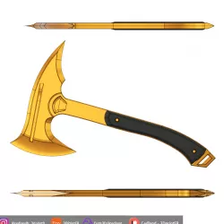 VALORANT PRISM 3 AXIS KNIFE FanArt Prop