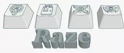 Valorant Raze Abilities Custom Keycaps Embossed Design