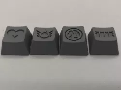 Valorant Sage Abilities Custom Keycaps Debossed Design