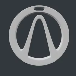 Vault symbol keychain