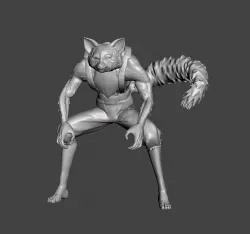 Venomous Fist Lavender 3D Model