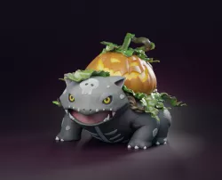 VENUSAUR - FREE 3D PRINTABLE HALLOWEEN POKEMON