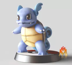 Wartortle - FAN ART - POKÉMON FIGURINE - POKÉMON UNITE