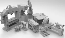 Workshop furniture for 28mm